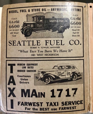 Telephone Directory Seattle and Vicinity May 1937