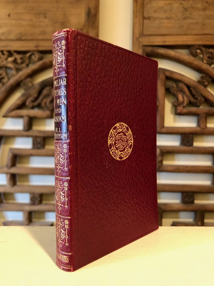 Item #6795 Familiar Studies of Men and Books - In Leather Binding. Robert Louis STEVENSON.