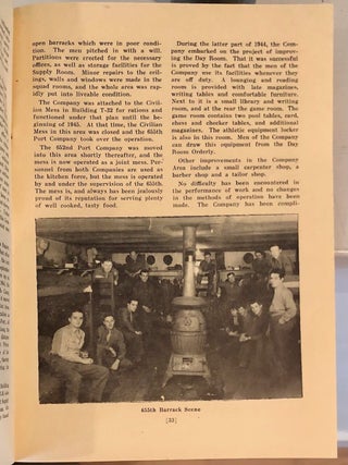 Manuscript Ship Log: Merchant Vessel in the Aleutian Islands During WWII [along with] Prince Rupert Sub-Port of Embarkation Souvenir Booklet and Typed Copy Signed US Navy Orders from the U.S.S. Teal [Lot of Three Items]