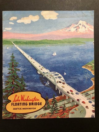 Item #6879 Official Dedication Booklet Lake Washington Floating Bridge [with] window decal. Lacey...