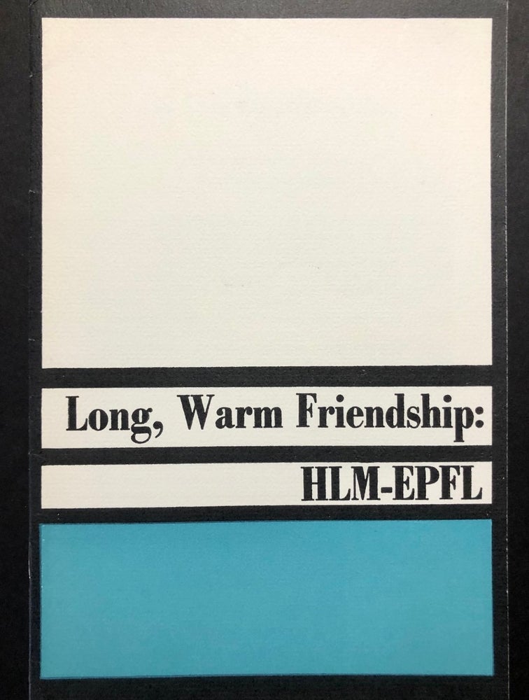 Item #6880 Long, Warm Friendship: HLM-EPFL (H. L. Mencken - Enoch Pratt Free Library) [with] 1997 Mencken Day invitation card. Henry Louis Mencken, Edwin CASTAGNA.
