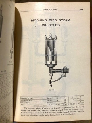 Crane Co. Chicago Complete Pocket Catalogue Steam Goods, Etc. August 1902