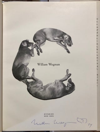 Item #6960 ABC - SIGNED First Edition with Dust Jacket. William WEGMAN