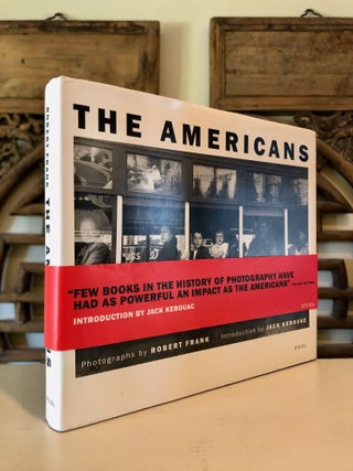 Item #6964 The Americans - IN Dust Jacket with Promotional Wrap-Around Band. Robert FRANK, Jack...