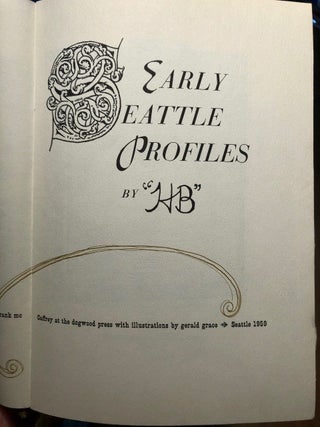Item #706 Early Seattle Profiles by "HB" Henry BRODERICK