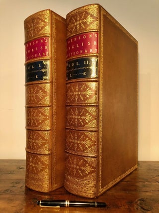 Item #7185 A Dictionary of the English Language: In Which the Words are Deduced from their...