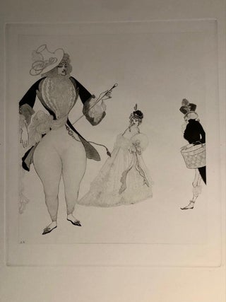 Six Drawings Illustrating Theophile Gautier's Romance Mademoiselle de Maupin
