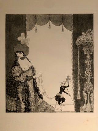 Six Drawings Illustrating Theophile Gautier's Romance Mademoiselle de Maupin