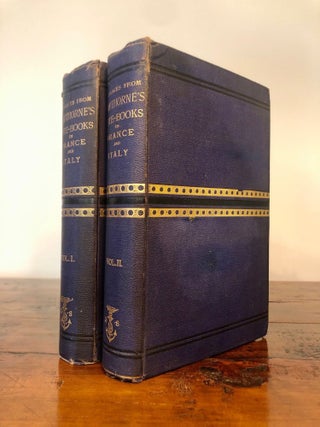 Item #7219 Passages from the French and Italian Note-Books of Nathaniel Hawthorne. Nathaniel...