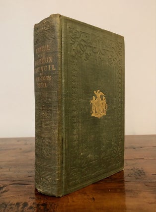Item #7232 Manual of the Corporation of the City of New-York, for the Year 1850 - Complete. NEW...