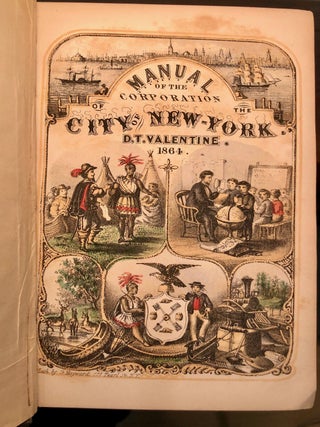 Manual of the Corporation of the City of New-York 1864 - INSCRIBED Presentation Copy