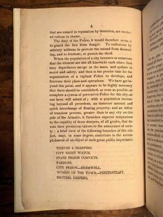 A Brief Treatise, on the Police of the City of New-York. By a Citizen.