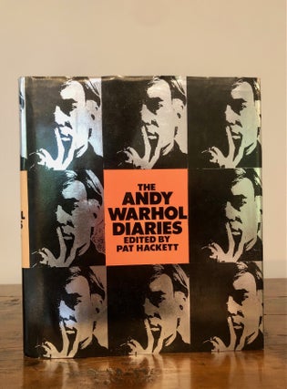 Item #7256 The Andy Warhol Diaries. Andy Pat Hackett WARHOL, with