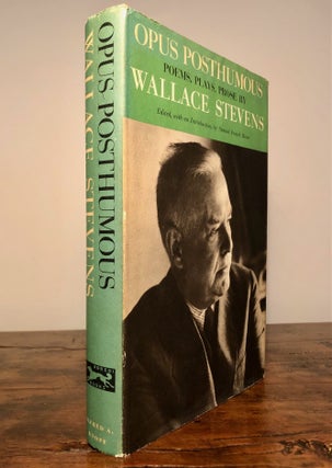 Item #7395 Opus Posthumous [Dust Jacket title continues:] Poems, Plays, Prose by Wallace...