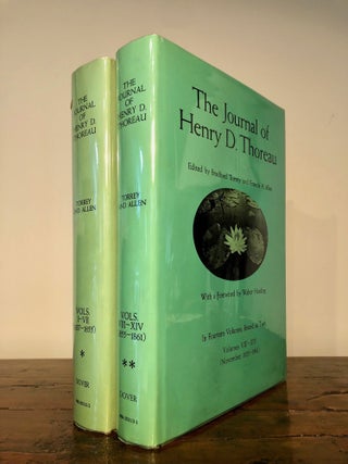 Item #7429 The Journal of Henry D. Thoreau In Fourteen Volumes Bound as Two. Henry David THOREAU