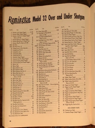 Remington Parts Price List for Rifles and Shotguns Catalog No. 49
