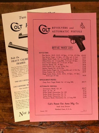 Colt Fire Arms The Arm of Law and Order - Revolvers and Automatic Pistols