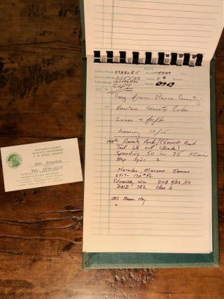 Two Snohomish County Sheriff Detective's Notebooks - Late 1960s and early 1980s