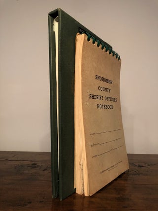 Two Snohomish County Sheriff Detective's Notebooks - Late 1960s and early 1980s