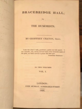 Bracebridge Hall; or, The Humorists