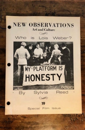 Item #7697 New Observations 19 Art and Culture Who is Lois Weber? Sylvia REED