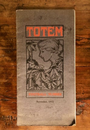 Item #7727 Totem (Lincoln High School Periodical) Volume VIII No. 2 Football Number November...