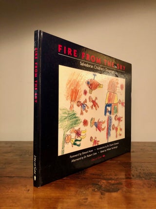 Item #7746 Fire From the Sky Salvadoran Children's Drawings - INSCRIBED by Ed Asner. Art -...