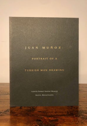 Item #7779 Juan Muñoz Portrait of a Turkish Man Drawing - SIGNED Copy. Jill MEDVEDOW