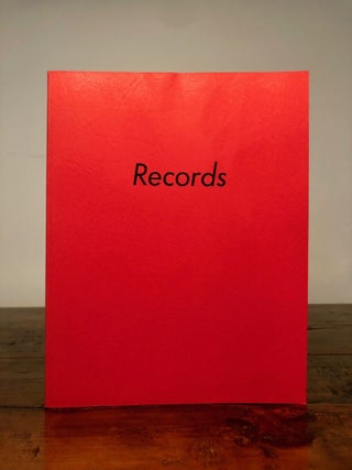 Item #7811 Records. Ed RUSCHA, Edward, ARTIST'S BOOKS