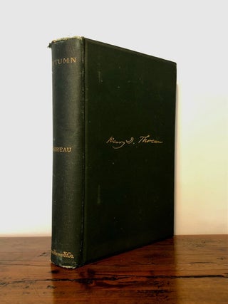 Item #7873 Autumn: From the Journal of Henry D. Thoreau. Henry David THOREAU