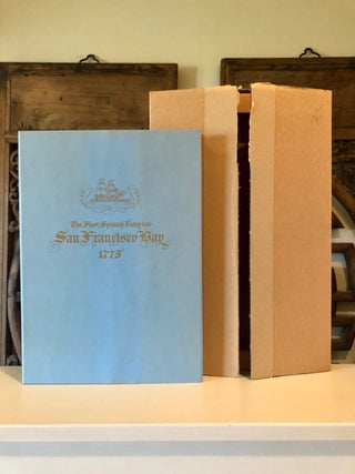 Item #8010 The First Spanish Entry into San Francisco Bay 1775. AS NEW copy in publisher's...