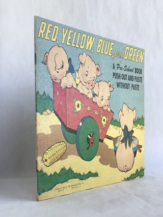 Item #8067 Red, Yellow, Blue, and Green A Pre-School Book Push Out and Paste Without Paste -...