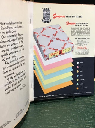 Simpson Paper Company Stationery and School Supply Samples