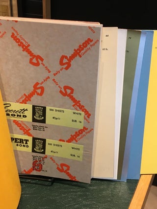 Simpson Paper Company Stationery and School Supply Samples