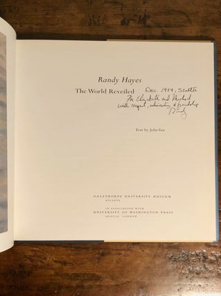 Randy Hayes: The World Reveiled INSCRiBED Copy