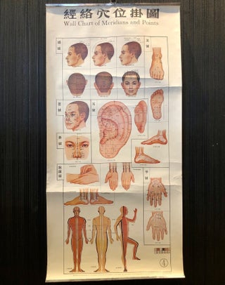 Three Vintage Posters Depicting Chinese Acupuncture Meridians and Points