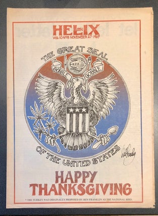 Item #9200 Helix Vol. X No. 8, November 27, 1969. JOURNALISM - Underground Press - Seattle, Paul...