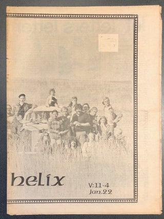 Item #9206 Helix Vol. XI No. 4, January 22, 1970. JOURNALISM - Underground Press - Seattle, Paul...