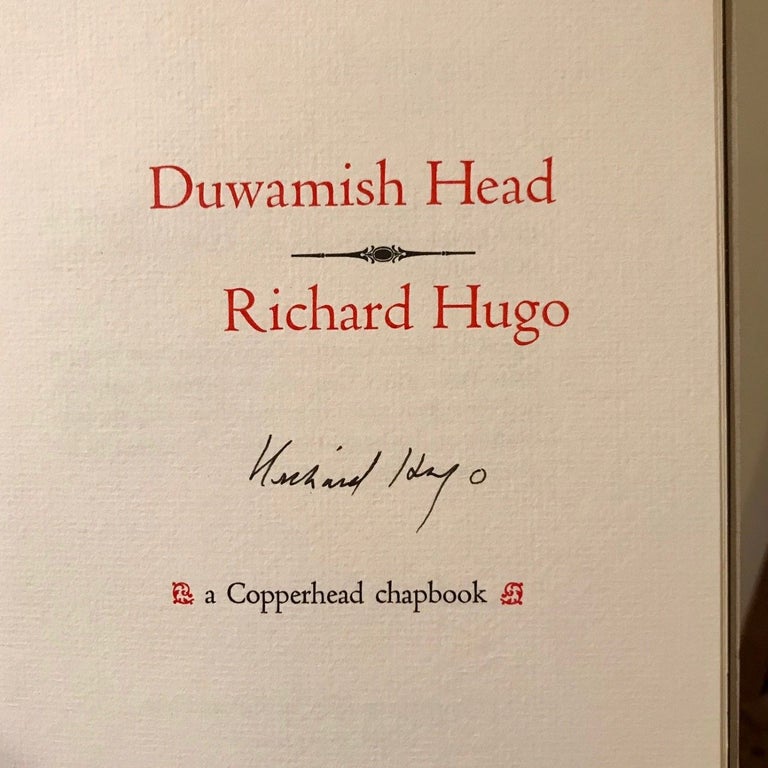 Item #95 Duwamish Head. Richard HUGO.