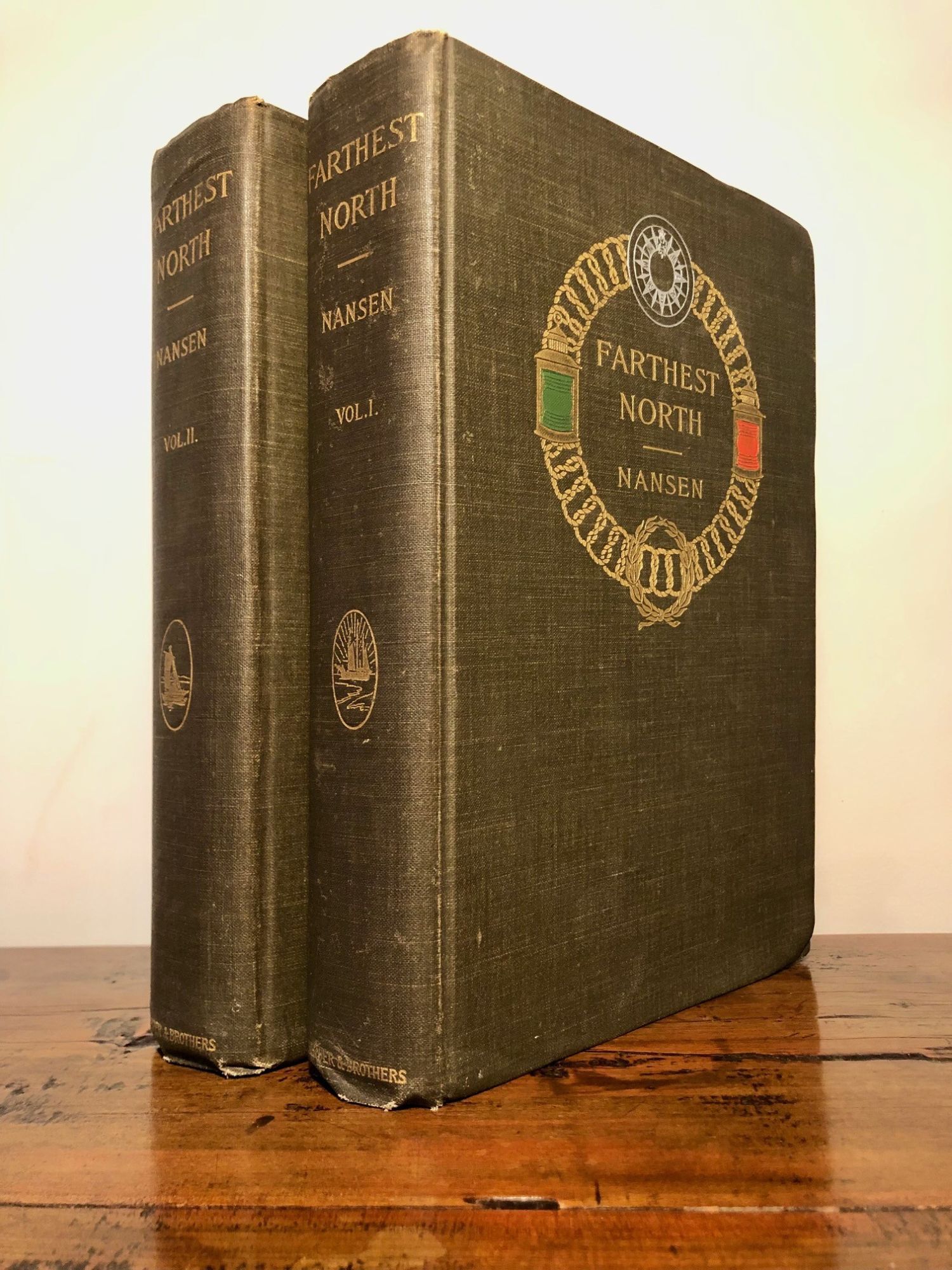 Nansen Book Farthest North. Being the Record of a Voyage of Exploration of the Ship ...