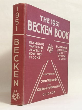 Item #9522 The 1951 Becken Book. TRADE CATALOG - Becken