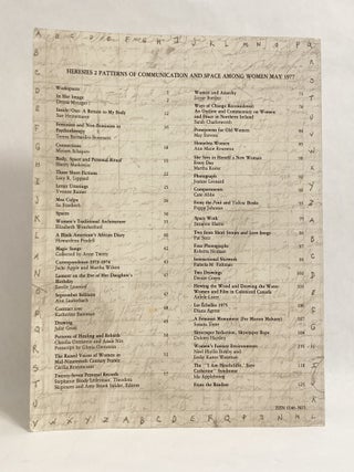 Heresies 2 (Two) Patterns of Communication and Space Among Women Volume 1 Number 2