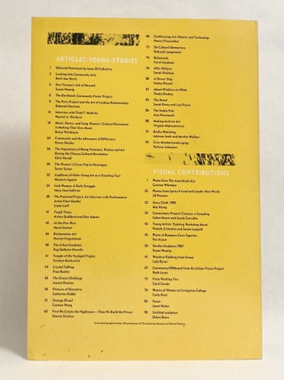 Heresies 22 Art in Unestablished Channels Volume 6 Number 2 A Feminist Publication on Art and Politics