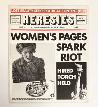 Item #9715 Heresies 14 The Women's Pages Volume 4 Number 2. Women's Studies - Periodicals, Lucy...