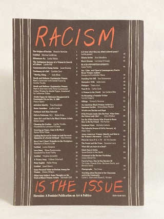 Heresies 15 Racism Is the Issue Volume 4 Number 3 WITH Mailed Errata Note, and Brochure Laid In
