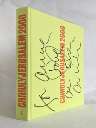 Chihuly Jerusalem 2000 - INSCRIBED to His Patron Anne Gould Hauberg with Drawing