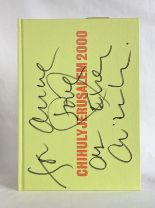 Chihuly Jerusalem 2000 - INSCRIBED to His Patron Anne Gould Hauberg with Drawing