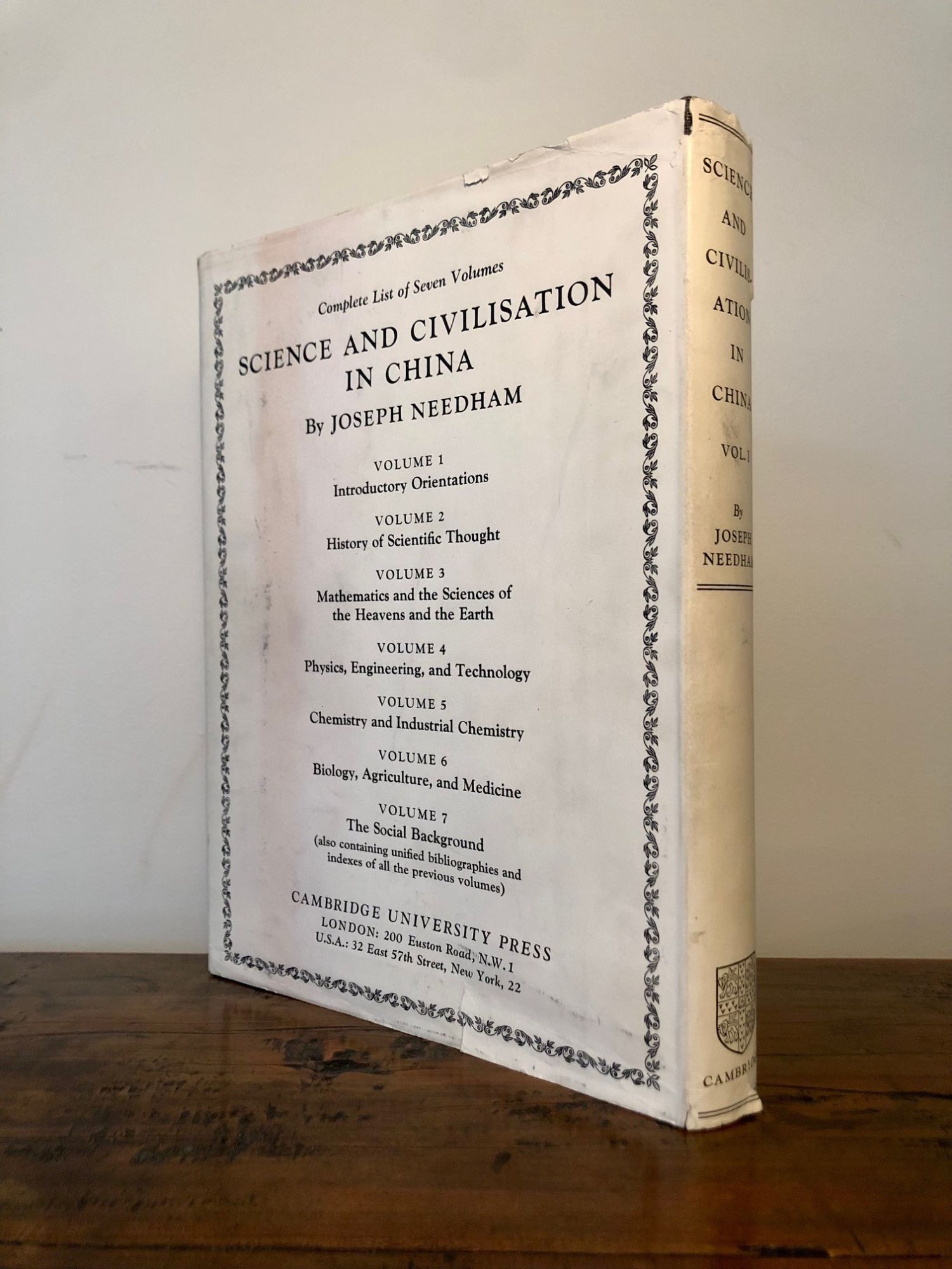 Science and Civilisation Civilization in China Volume 1 Introductory ...