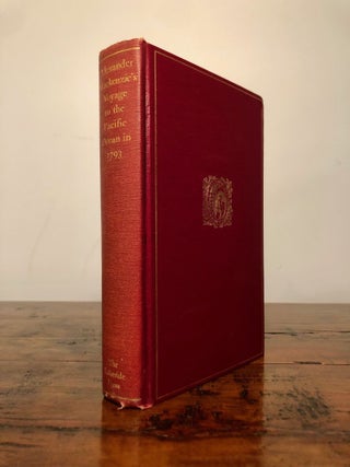 Item #9892 Alexander MacKenzie's Voyage to the Pacific Ocean in 1793. Alexander MACKENZIE Esq.,...