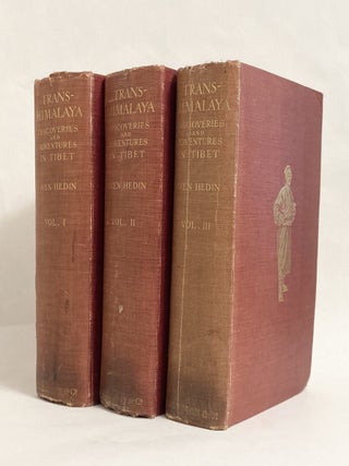 Item #9961 Trans-Himalaya: Discoveries and Adventures in Tibet. COMPLETE in Three Volumes. Sven...